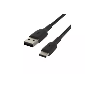 Pīts USB-C uz USB-A kabelis, 2m, melns