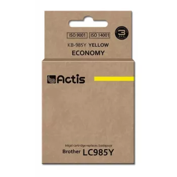 Actis KB-985Y tinte (aizstāj Brother LC985Y; Standarta; 19,5 ml; dzeltena)