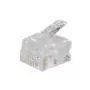 shiverpeaks BASIC-S Modular-Spraudnis RJ11, Neekranēts Apaļajam Kabelim, 6-pin, 4 Kontakti Aizņemti, Apzeltīts (BS72040-R100)