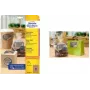 AVERY L7108-25 — taisnstūra kraftpapīra uzlīmes 105×57 mm, 100% pārstrādāts papīrs, 25 loksnes