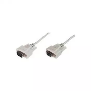 Seriālais kabelis DeLOCK RS-232 3m Beige SUB-D 9