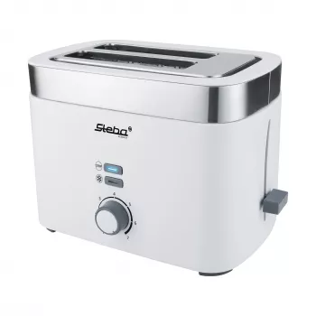 Steba TO 10 BIANCO 2 šķēlēm 930 W Sudrabs Balts