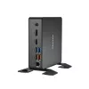 Shuttle XPC Nano PC NC40U, Intel Celeron 7305U, 1x HDMI, 1x DP, 1x USB-C/DP, 6x USB 3.2, 1x 2.5 collu slots, 2x M.2, 1x LAN, RAID, 24/7 nepārtraukta darbība, iesk. VESA un statīvs