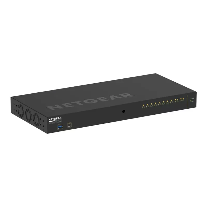 NETGEAR M4250-10G2XF-PoE+ pārvaldāms L2/L3 Gigabit Ethernet (10/100/1000) PoE+ slēdzis 1U melns