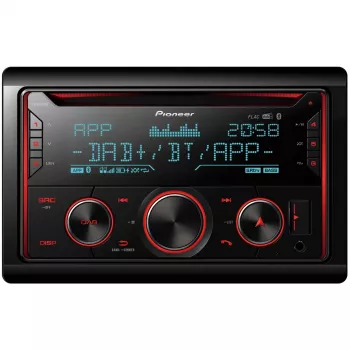 Auto radio Pioneer FH-S820DAB Melns 200 W Bluetooth