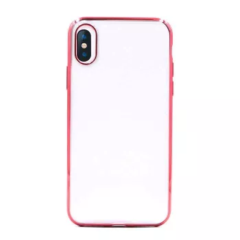 Devia Soft Case Glitter iPhone XS/X 5.8 inch maciņš, TPU, sarkans