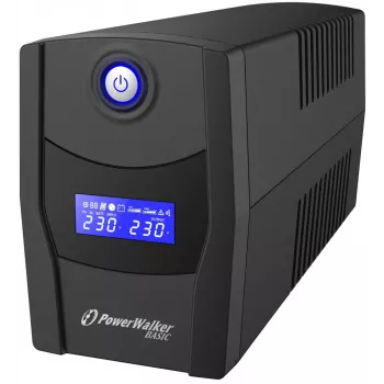 PowerWalker VI 600 STL Line-Interactive 0.6 kVA 360 W 2 AC izejas