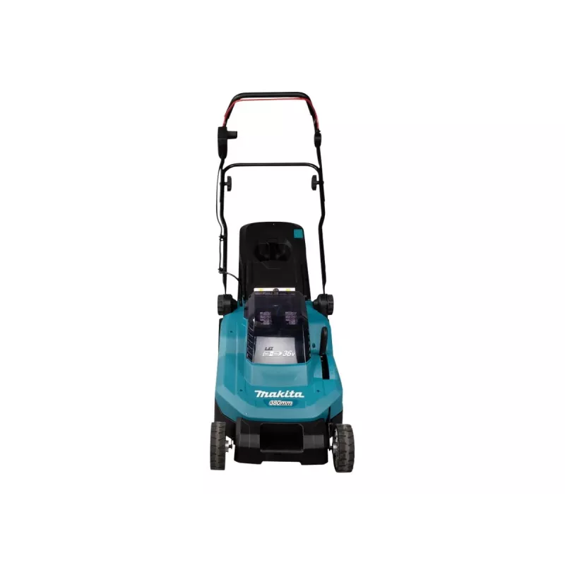 Makita DLM382PM2 - Bezvadu zāles pļāvējs - 18 V - 4 Ah - 2 baterijas - 3700 1/min - 38 cm - 16.9 kg