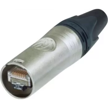Neutrik RJ45 etherCON CAT6 A savienotāja spraudnis, taisns, 8P8C, NE8MX6, niķelēts, 1 gab.