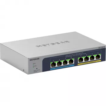 NETGEAR MS108TUP Pārvaldāms L2 2.5G Ethernet (100/1000/2500) PoE slēdzis, pelēks