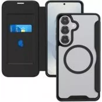 4Smarts Urban Pro Flipcase Samsung Galaxy S26 Qi2 ready melns (541778)