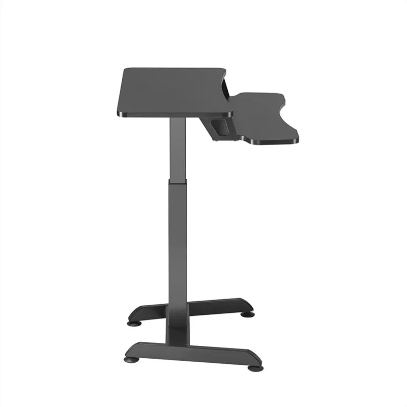 Maclean MC-835 Pārnēsājams rakstāmgalds ar elektrisko augstuma regulēšanu 72-122 cm, max 37 kg, vadības panelis, sēdus-stāvus darba stacija