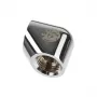 Bitspower Adapter 90° G1/4 collas IG uz G1/4 collas IG - Spīdīgs Sudrabs