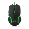 Esperanza MX205 Fighter Gaming pele, labā roka, USB Type-A, optiskā, 2400 DPI
