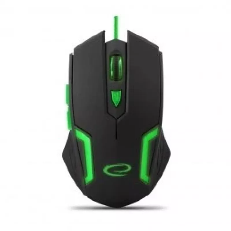Esperanza MX205 Fighter Gaming pele, labā roka, USB Type-A, optiskā, 2400 DPI