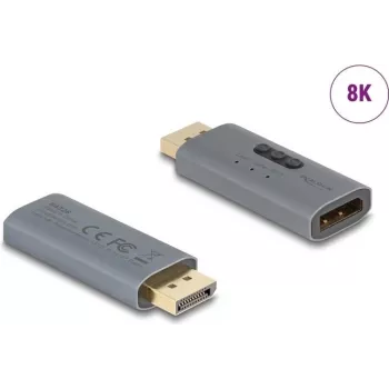 DeLOCK 64328 dzimuma mainītājs DisplayPort antracīts