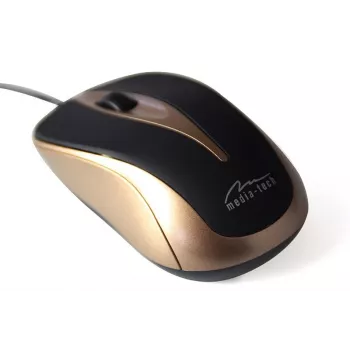 PLANO - optiskā pele 800 CPI, 3 pogas + ritināšanas ritenītis, USB interfeiss (MT1091MO)