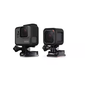 GoPro izliektie un plakanie līmes stiprinājumi - atbalsta sistēma - līmes montāža - HD HERO, HERO+ LCD, HERO3, HERO4 Session, HERO6 Black, HERO7 Black, Silver, White