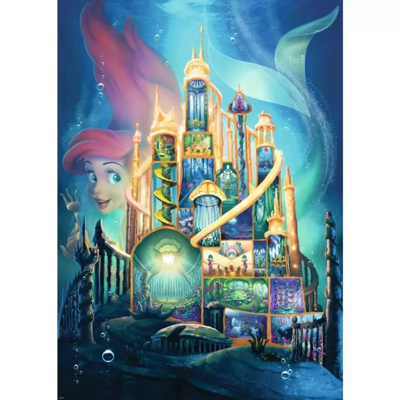 Puzzle Disney Castle Collection: Arielle (1000 Gab.)