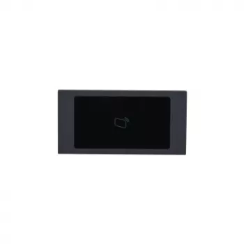 Karšu lasītājs DAHUA VTO4202FB-MR — melns, 100×100×28.5 mm, saderīgs ar Dahua Europe
