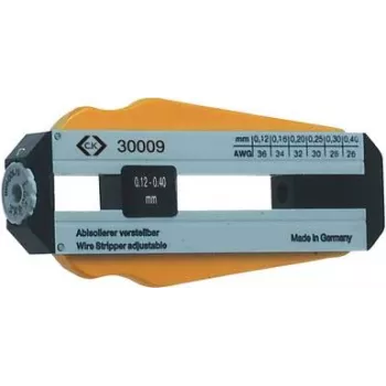 C.K. noņēmējinstruments - regulējams 6 kabeļu diametram Ø 0,12 - 0,40 mm (330009)