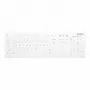 Contour Design Active Key Contour QuickClean medicīnas tastatūra ar noņemamu pārsegu, pilna izmēra, vadu, balta, DE C8112