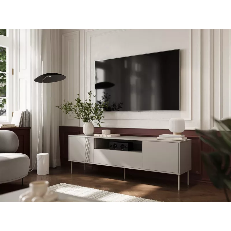 Cama EF TRESSE RTV skapis 180x40x54.5 kašmira matēts