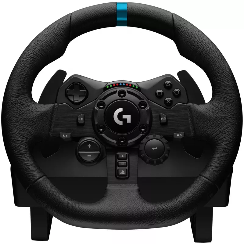 Logitech G G923 SE stūre ar pedāļiem un sviru, melna, USB 2.0, PC, PlayStation 4, PlayStation 5 (991-000531)