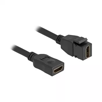 HDMI pagarinātāja modulis DeLOCK 90685 HDMI Type A Standarta 0.2m Melns