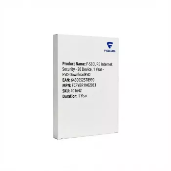 F-Secure Internet Security visām ierīcēm [20 ierīces - 1 gads] [Pilnā versija]