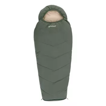 Bērnu guļammaiss Outwell Convertible Junior (120-150 cm) - putekļaini zaļš, kreisais