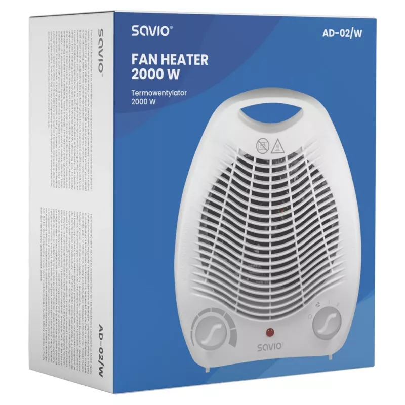 Mājsaimniecības ventilators Savio AD-02 W Balts