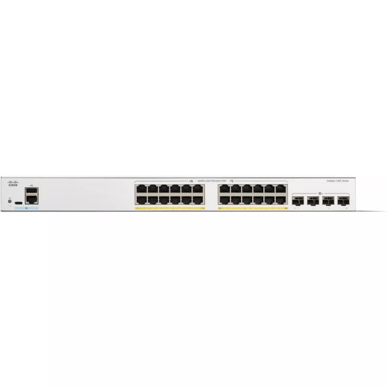 Vadāms slēdzis Cisco Catalyst 1200-24FP-4X 24 Port GE Full PoE 4x10GE SFP+