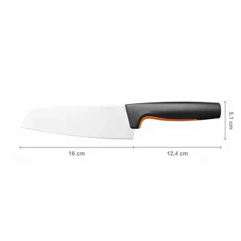 Fiskars 1057536 virtuves nazis, nerūsējošais tērauds, 1 gab., Santoku nazis