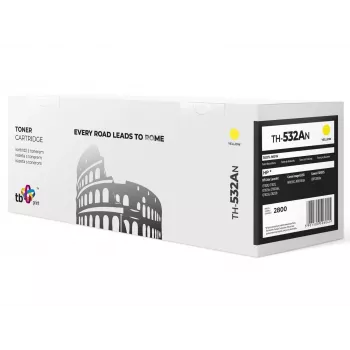 Toner TB saderīgs ar HP CC532A, 100% jauns, dzeltens