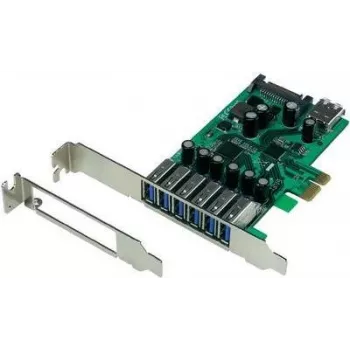 PCIe USB 3.0 kontrollera karte Renkforce 1195033 — 6 USB 3.0 porti + 1 iekšējais ports