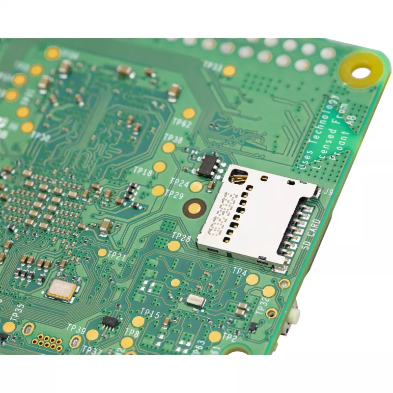 Vienplatnes dators Raspberry Pi 5 izstrādes plate — 2400 MHz Arm Cortex-A76, līdz 16 GB LPDDR4x, MicroSD, USB 3.2, Wi‑Fi 5