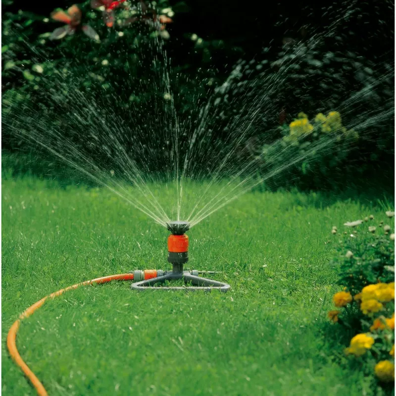 Apļveida smidzinātājs GARDENA Comfort Vario 1948-20 – regulējams izsmidzināšanas rādiuss un raksts