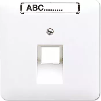 JUNG CD 569-1 NAUA WW - Keystone RJ-45 - Balts - Termoplasts