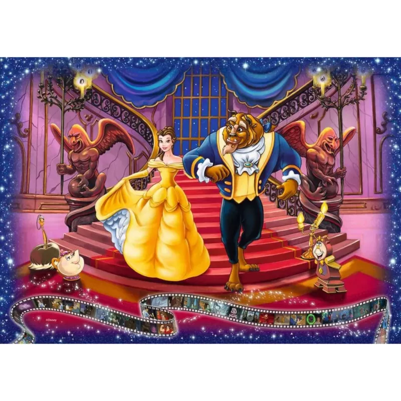 Puzle Disney Collector's Edition - Skaistule un Briesmonis (1000 gab.)