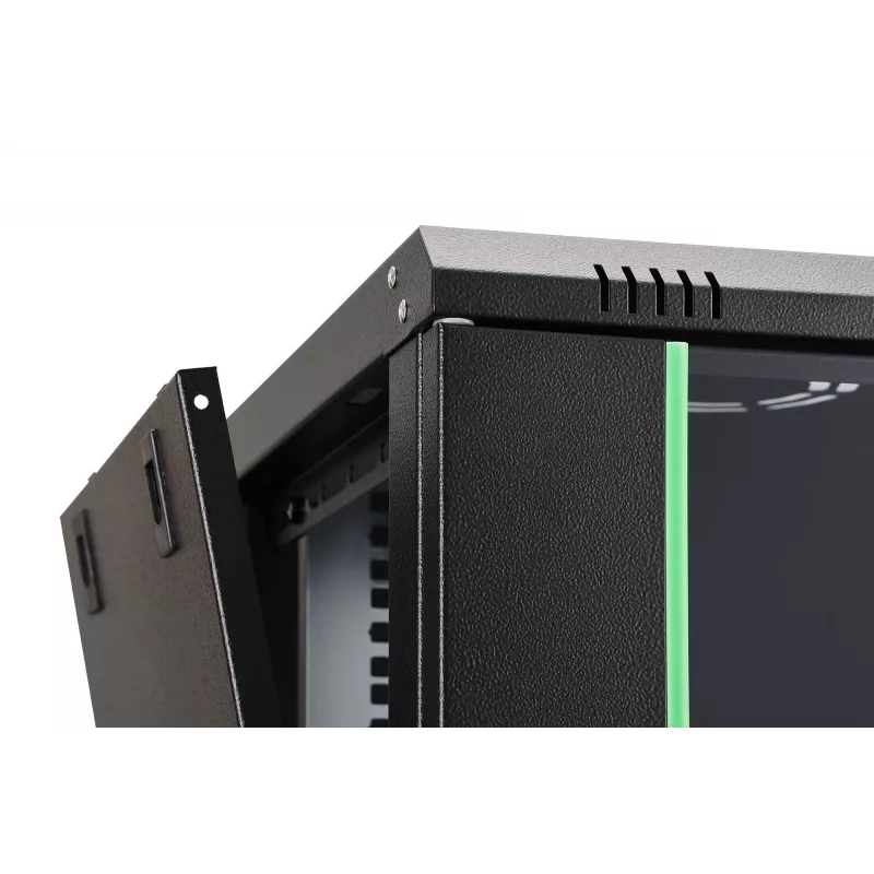 Sienas montāžas skapis DIGITUS Dynamic-N 9U, 600x450 mm (PxD), IP20, atslēgas slēdzene, neizmontēts