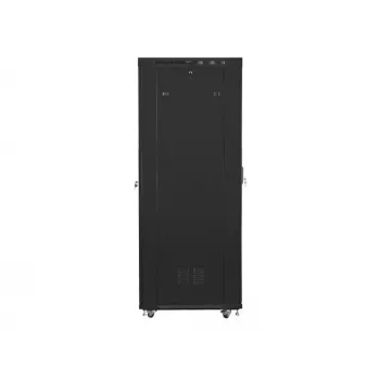 Brīvi stāvošs skapis Lanberg FF01-6042-23BL 42U 1200kg Melns