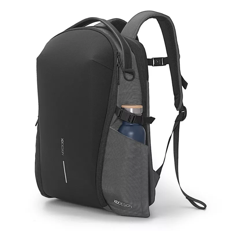 Mugursoma XDDESIGN Bizz Grey P705.932 — ūdensizturīga, viegla pilsētas mugursoma