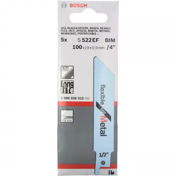 Finzāģa asmens Bosch S 522 EF Bimetāls 5 gab. Metāla griešanai