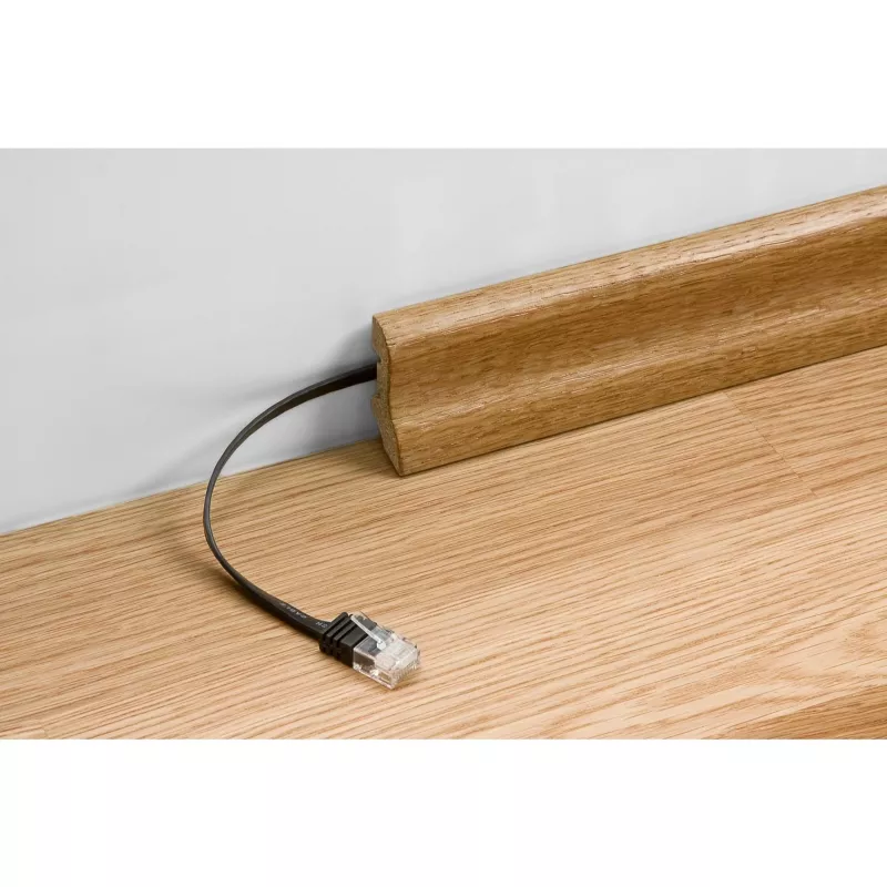 Goobay 95386 Ethernet Patch kabelis Melns