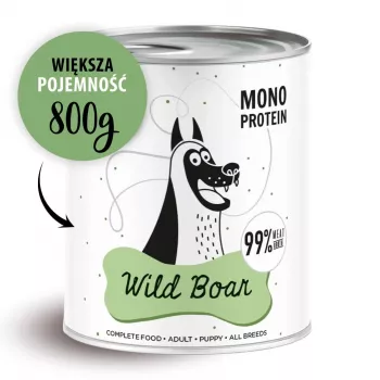 PAKA ZWIERZAKA Pepe Meža cūka - slapjā suņu barība - 800g