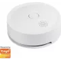 Dūmu detektors WiFi Smart, Tuya saderīgs balts