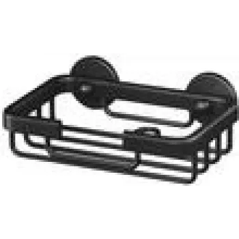 tesa 40508-00000-00 ALUXX BLACK Seifenkorb līmes grozs, melns (matēts)