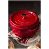Staub viena roktura katls Cocotte 24 cm Cherry