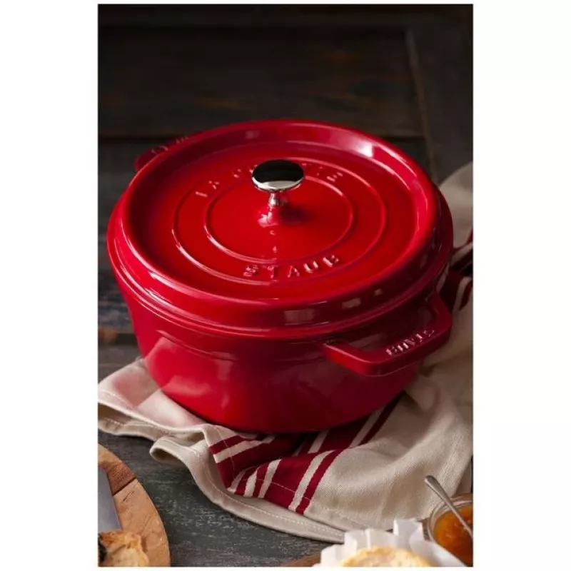 Staub viena roktura katls Cocotte 24 cm Cherry